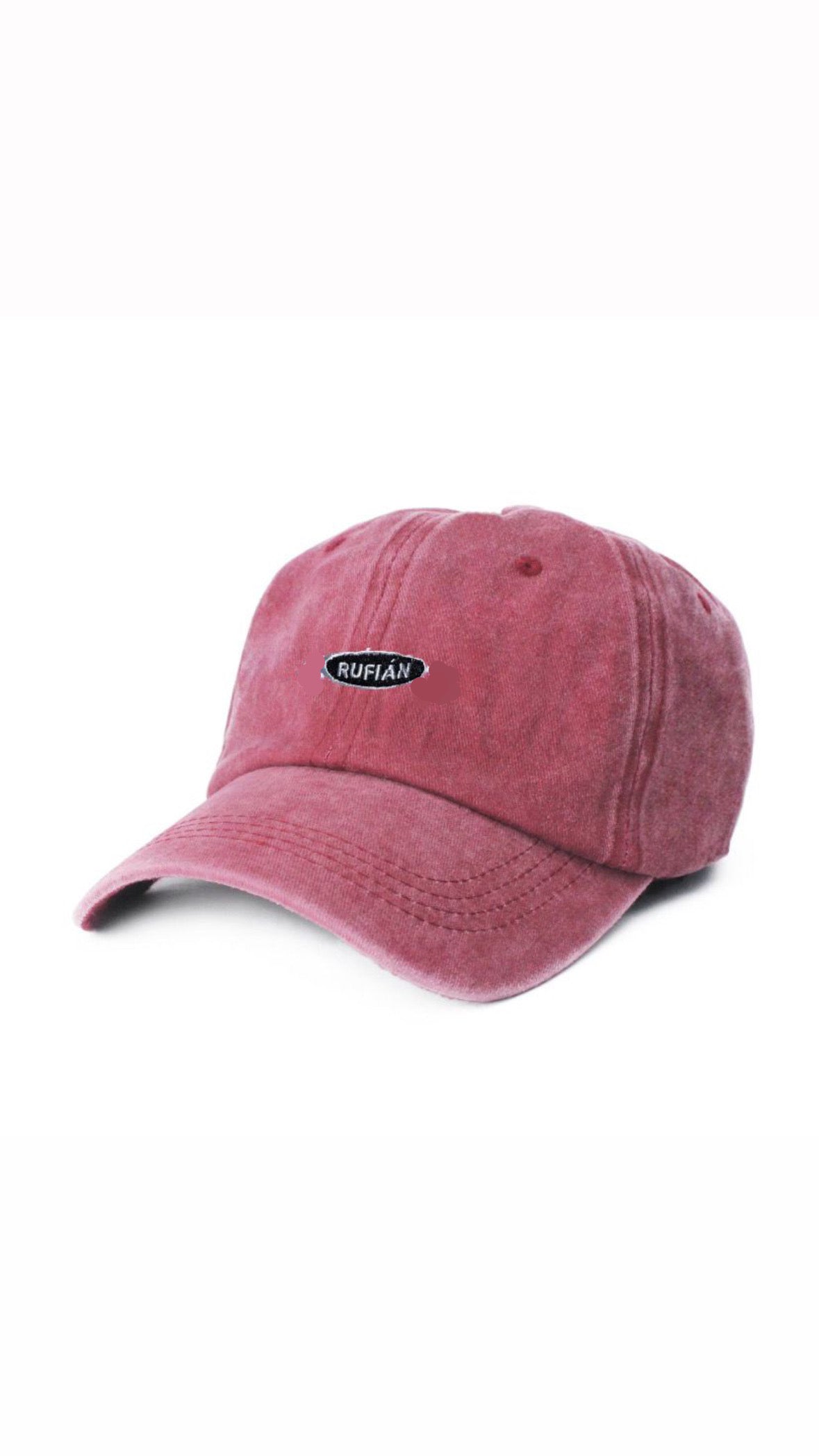 Gorro Béisbol Wash - Bordo