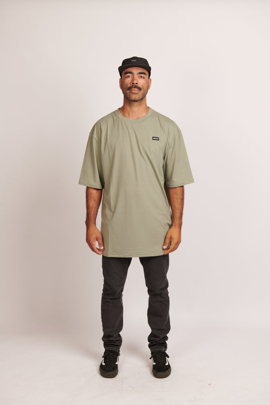 Remera OVERSIZE Basic - Verde Seco