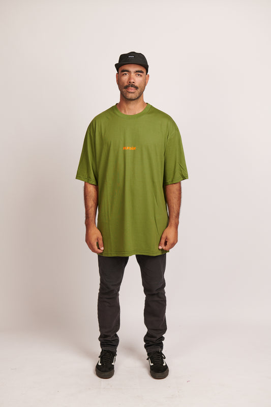 Remera OVERSIZE Logo - Verde