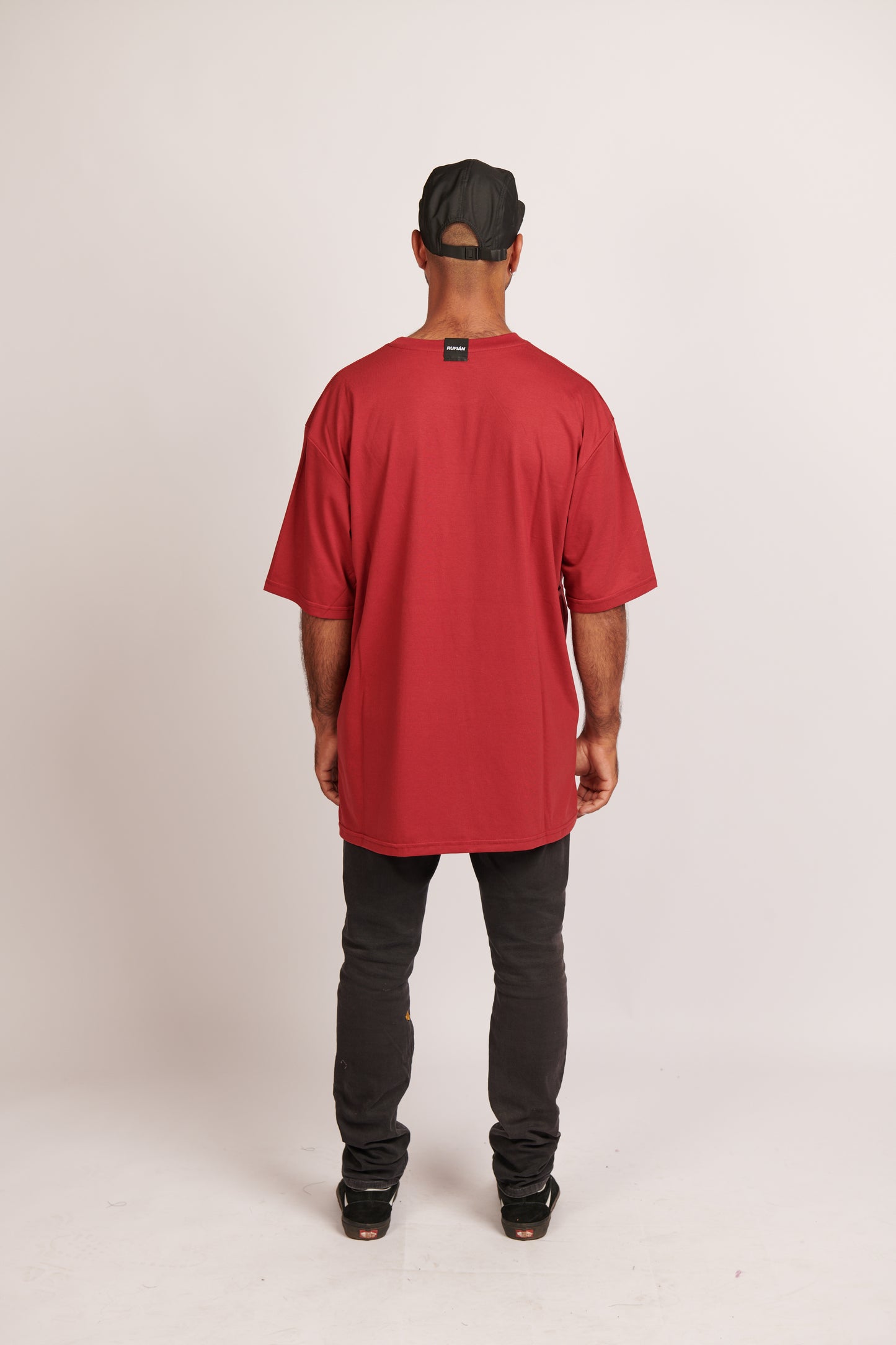 Remera OVERSIZE Logo - Bordo